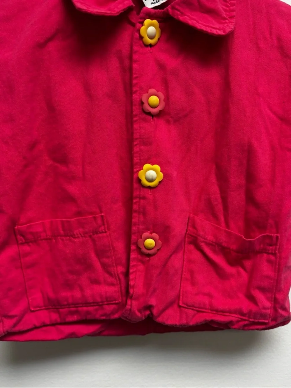 Vintage Painting Red Rhinos Jacket